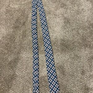 Classic Blue Plaid Men's Tie